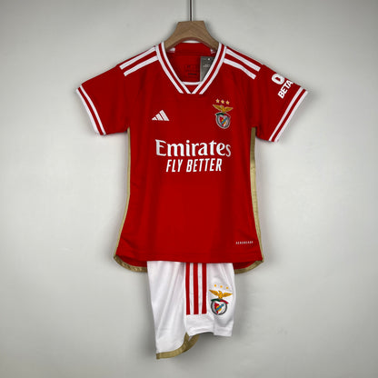 Kit Criança Benfica 2024-25 Principal Vermelho (Entrega Imediata)