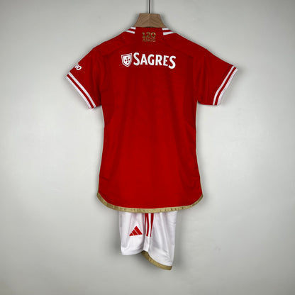 Kit Criança Benfica 2024-25 Principal Vermelho (Entrega Imediata)